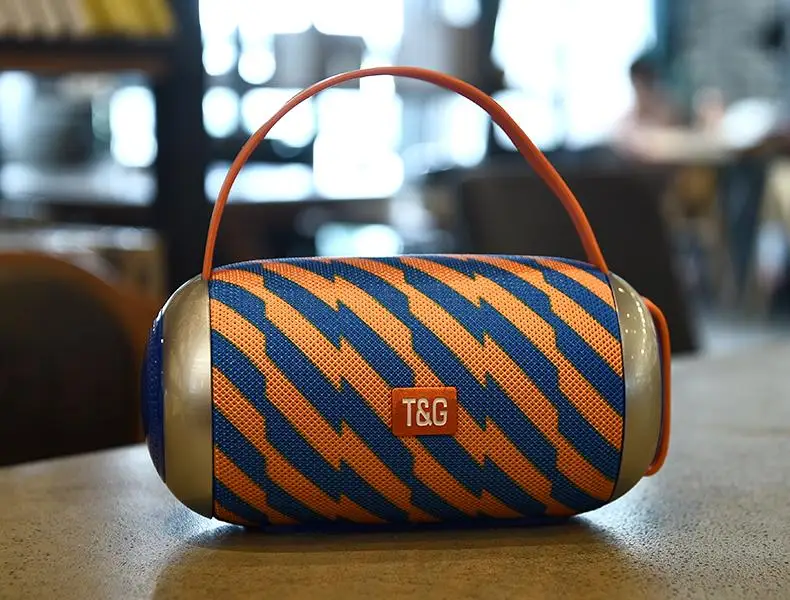 TG112 Outdoor/Indoor IPX4 Waterproof BT Portable Fabric Bluetooth Speaker With Strap - ANKUX.COM