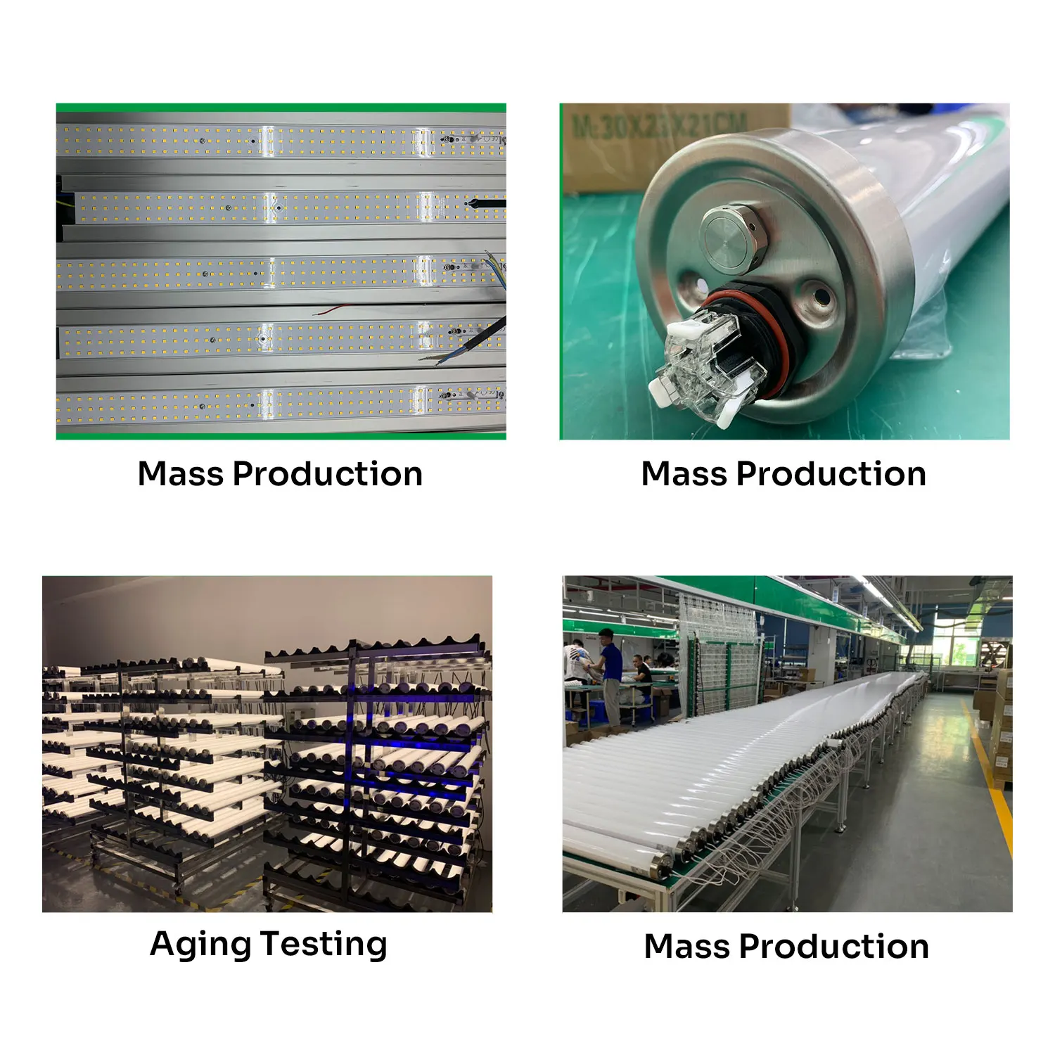 Водонепроницаемый тройной светильник 5 футов 20 Вт 40 50 60 1300 мм 1500 светодиодный