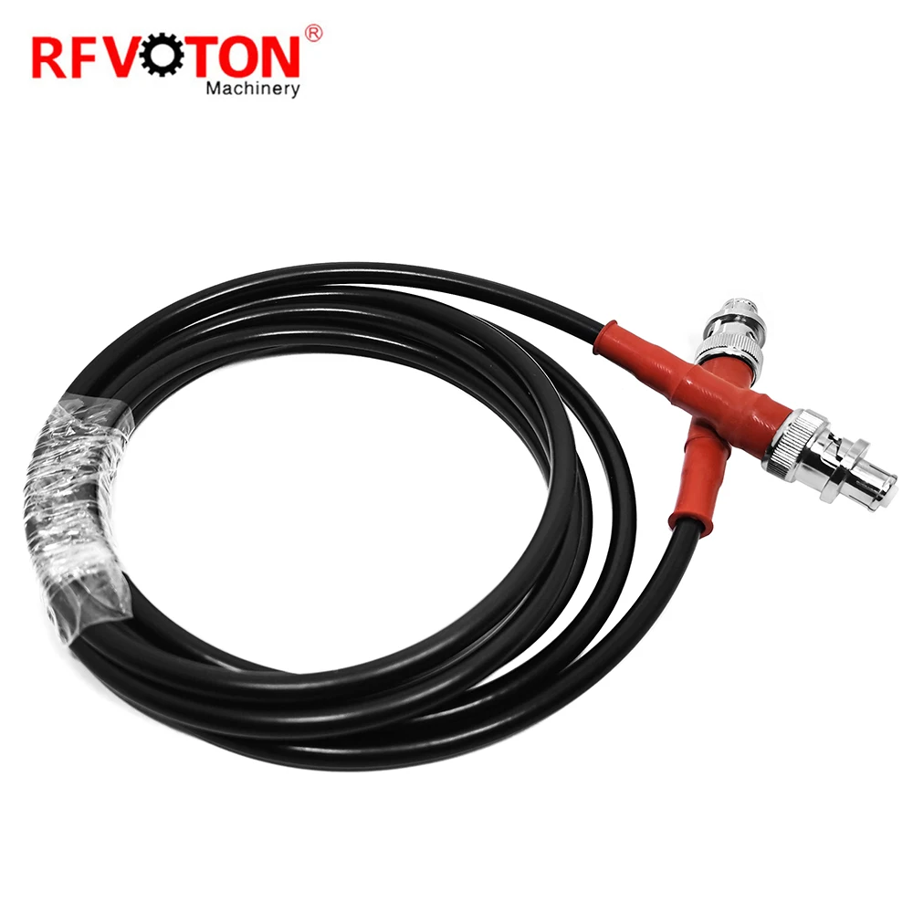 5KV SHV To SHV Male RG58C-U Cable Assembly High Voltage Jumper Cable Length manufacture