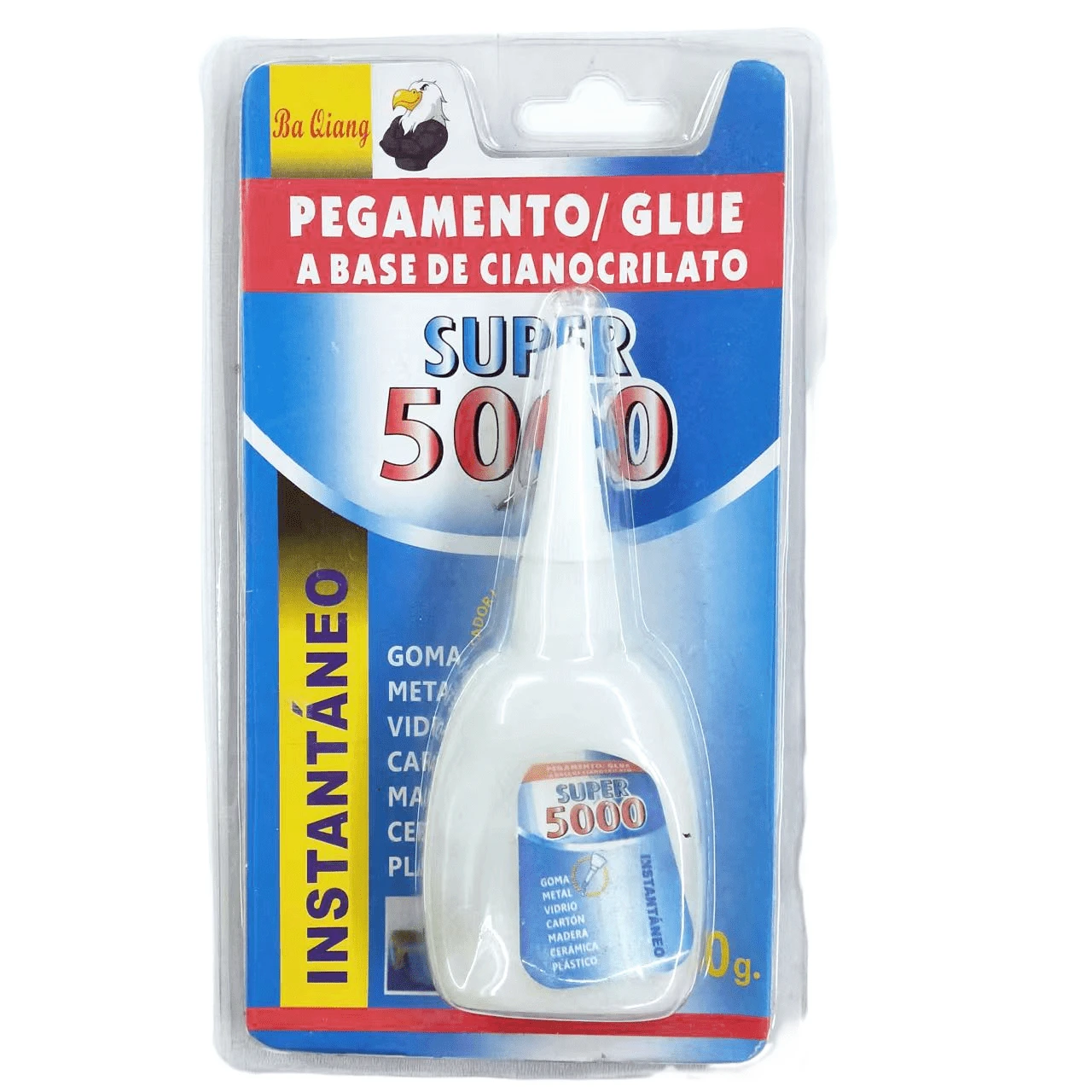 Super 5000 Double Bubble Shell 502 Glue Suction Card Single 502 Glue in Russian and Arabic