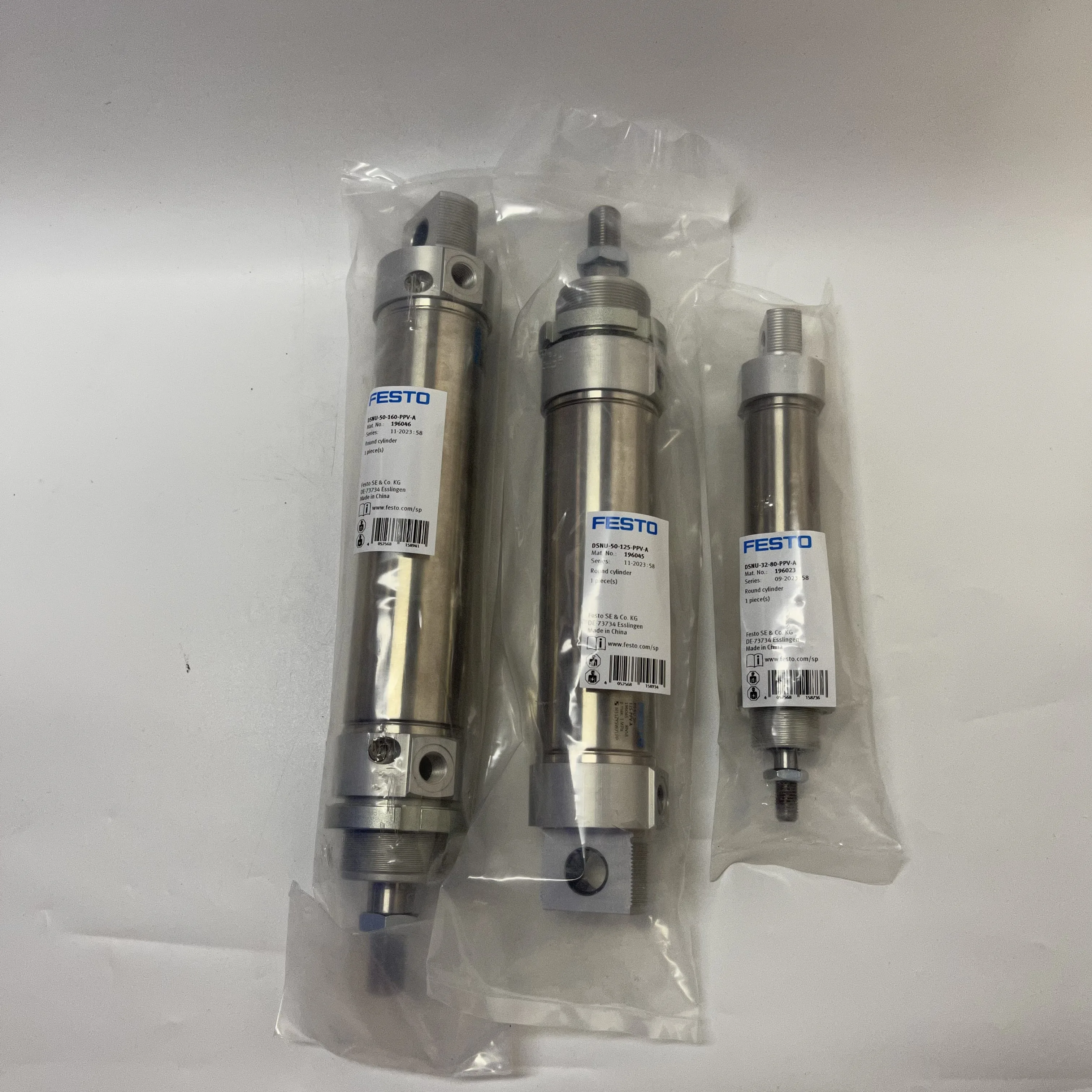 Festo Round Body Cylinder DSNU-50-125-PPV-A