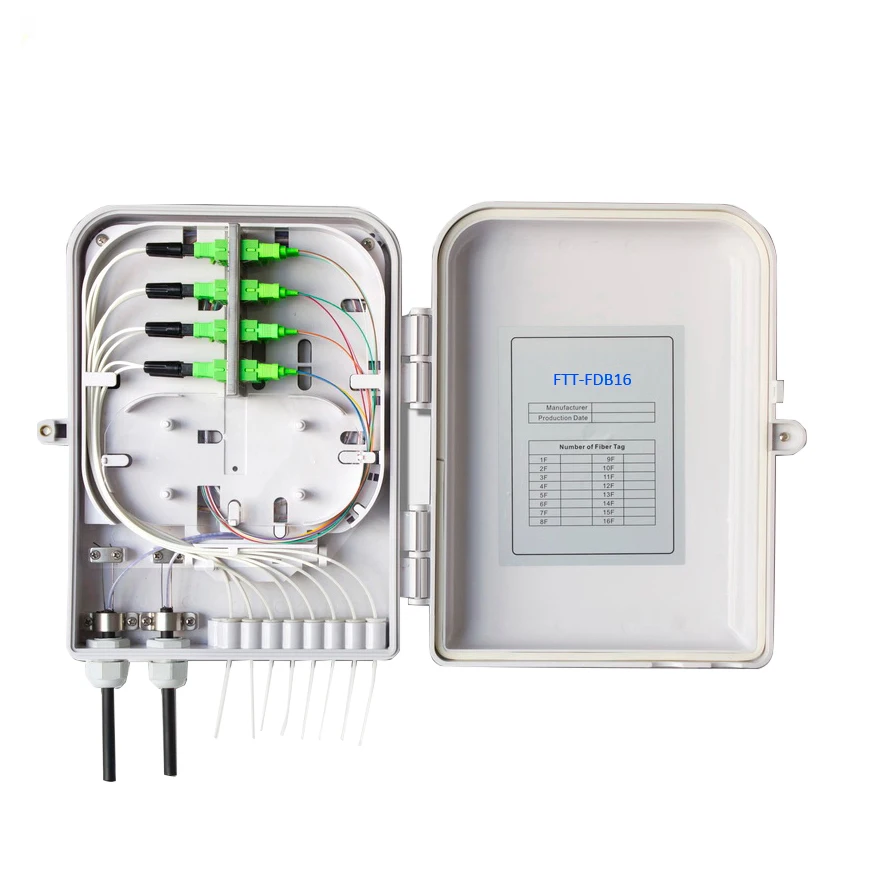 Wanbao outdoor 16 port fiber optic terminal box IP67
