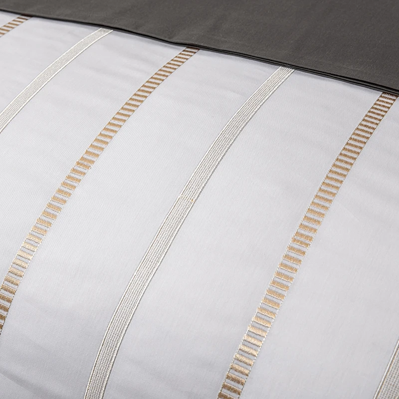 Classic Original White Color Hotel Bedding Set 40s Longstaple Cotton