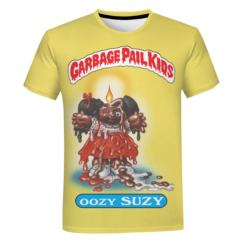 New Fashion Garbage Pail Kids 3D printed Shirts for Men and Kids Casual Style 3D Printing Shirt From Men O-neck Streetwear Tops