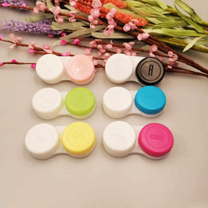 Affordable Colorful Monthly Contact Lens Boxes Factory Case Lens Lenses