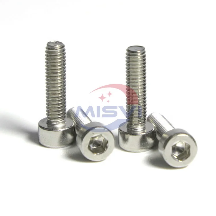 High Quality Din912 Stainless Steel Unknurled Smooth Cheese Head Hex ...