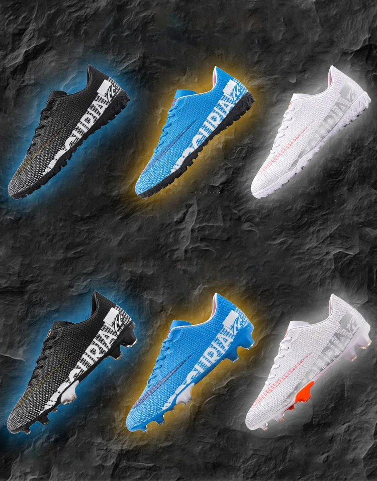 China Wholesale Sport boots Football Shoes Soccer Boots For Sale high quality FG spike football boots for men boys