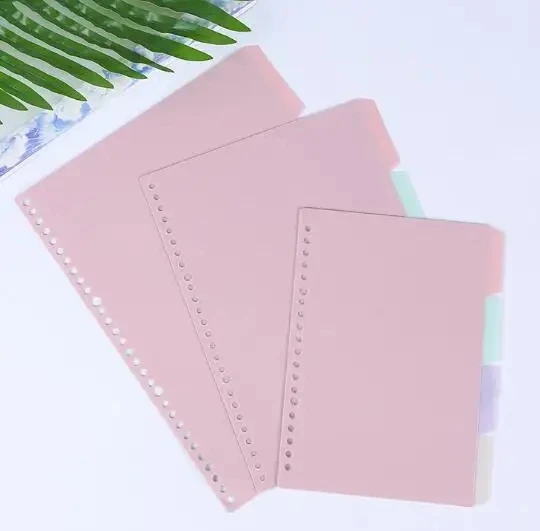 4 Binder Dividers with Tabs for A5 20 B5 26 A4 30 Ring Binder Index ...
