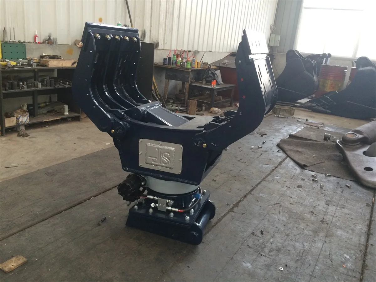 MS01 MS03 Hitch Mounted Excavator Sorting Grapple Demolition Grapples with Rotator