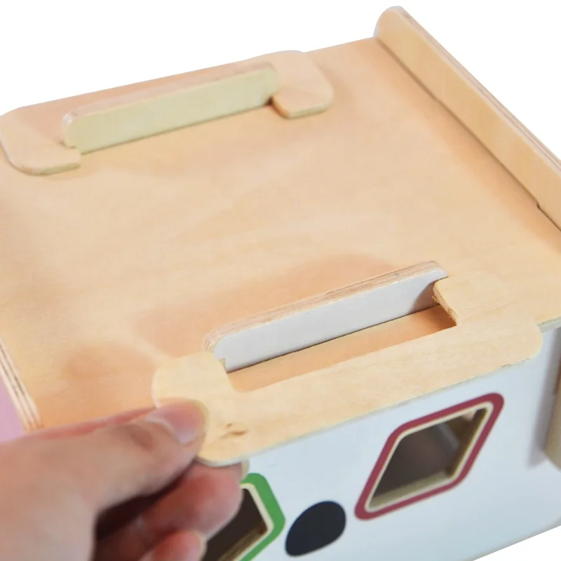 Оптовая продажа детский деревянный куб-сортировщик в форме