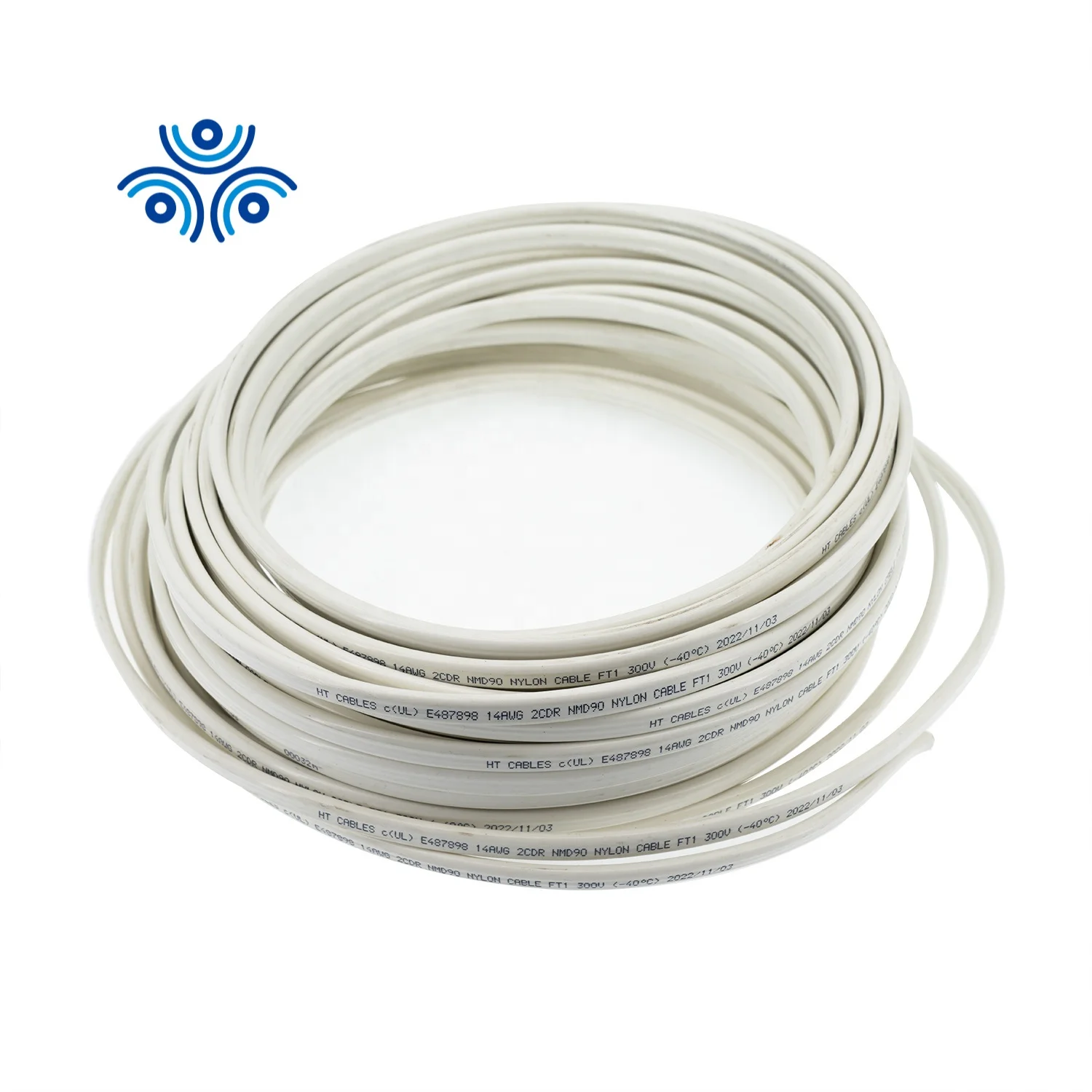 Solid Cu Nmd90 Cable House Wire Electric Wire Cul Certificate Building Cable PVC Copper Insulated Nichrome Wire HT Cable 300V