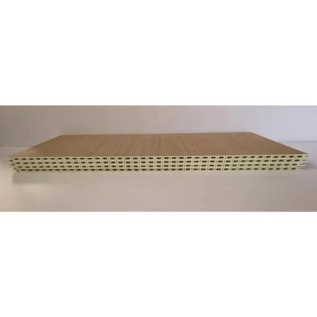 Competitive Price 600WPC09 Flat Seam Wpc Fence Wall Panel Outdoor 3d Decor Wpc Wall Panel for Interior