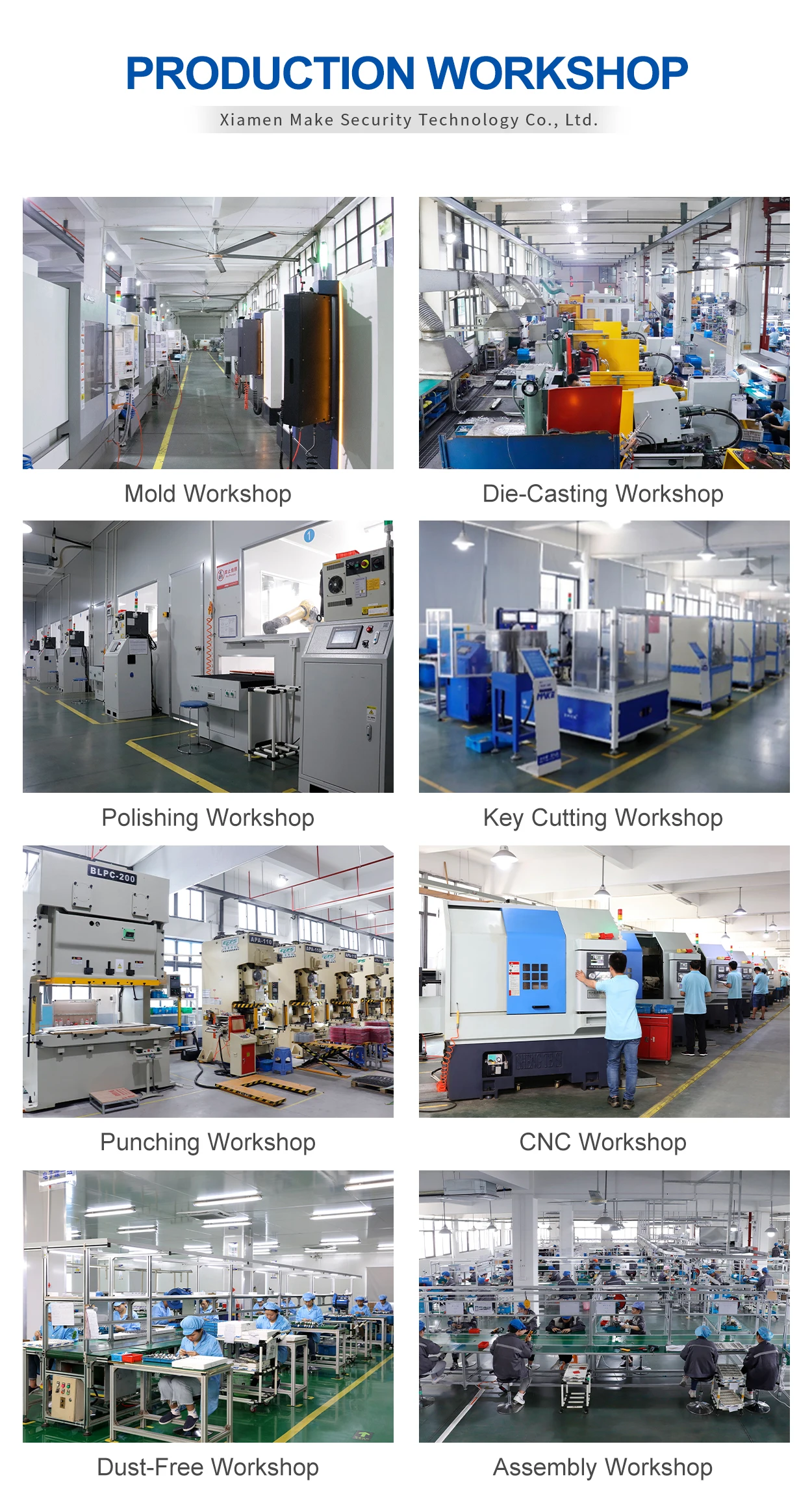 RFID lock factory production