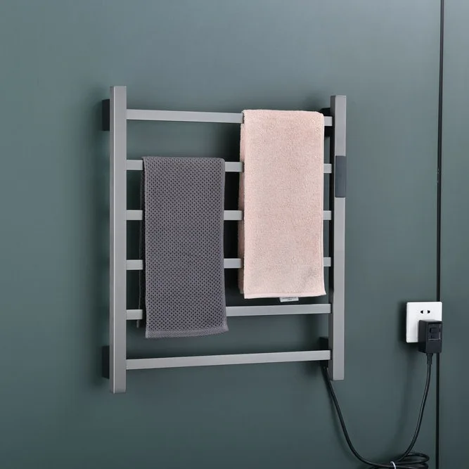 Hanc Stainless Steel Electric Towel Rack Bathroom Thermostat Heated ...