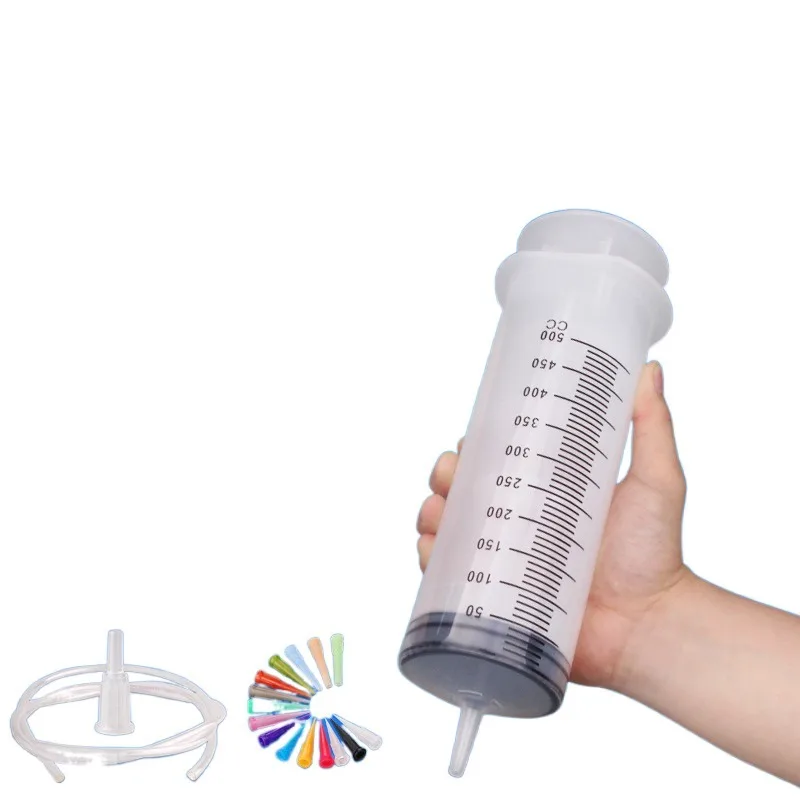 Bodya 10 Siringhe Industriali In Plastica Da 5 Ml Con Punta Fine E Tappo - Per Colla, Grasso, Oli