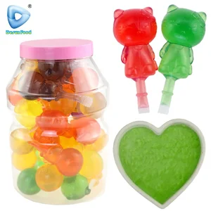 Hot Selling Colorful Cartoon Animal Shape Sweet Assorted Fruit Jelly