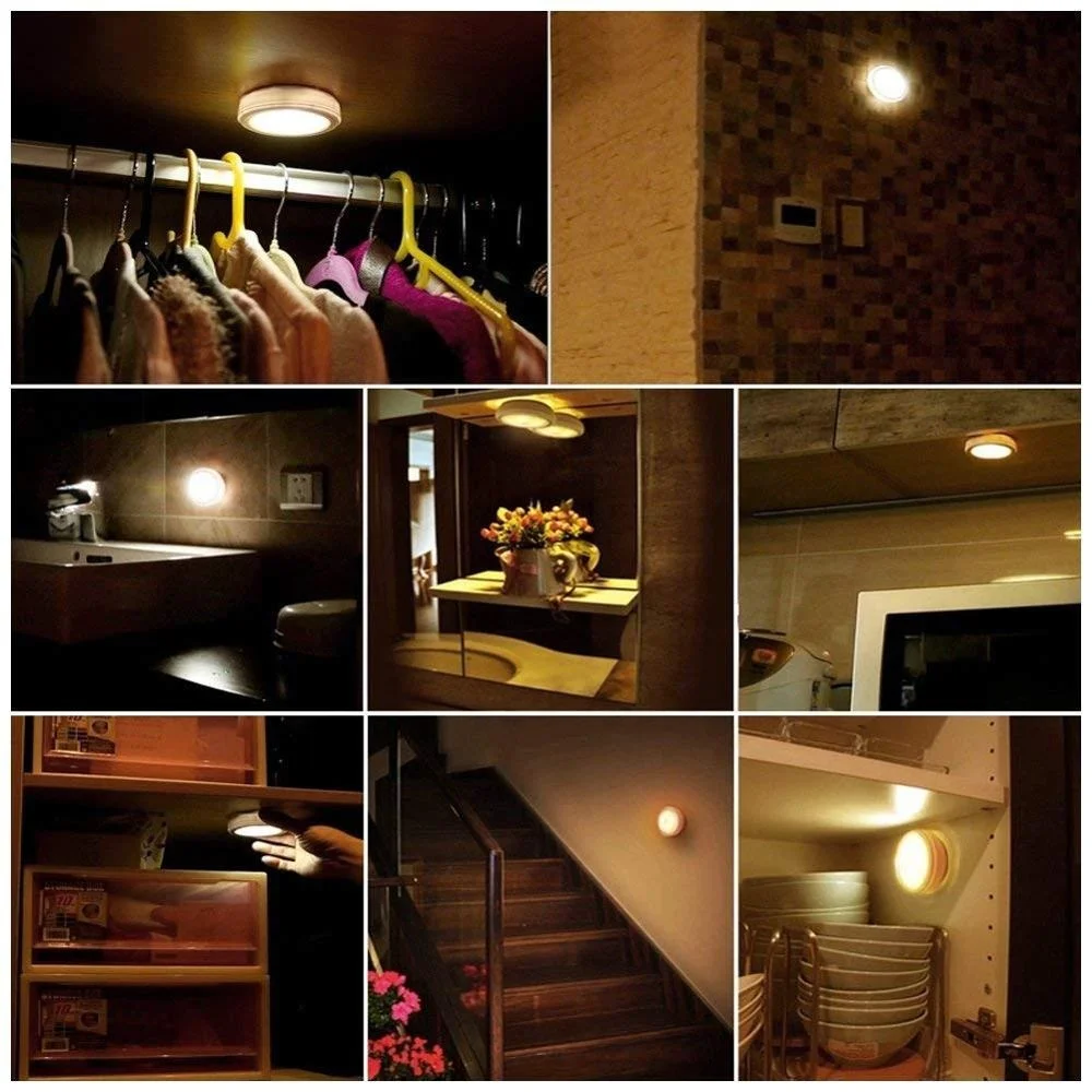 LED Under Cabinet Lights Touch Sensor High Lumen  LED Night Lamp for Kitchen Bedroom Closet