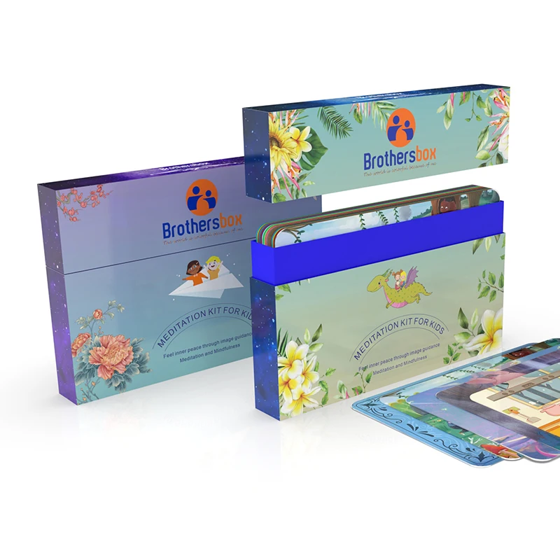 Обычай осознанность ежедневная самомотивационная карта медитации колода для детей взрослых