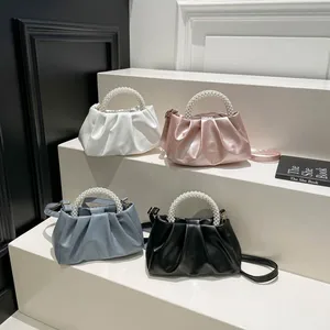 Premium Mini Cloud Bag, Light Luxury 2026 New Pearl Handbag for Women Wrinkled Shoulder Crossbody Bag