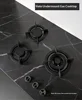 G104 rock slab three-burner stove