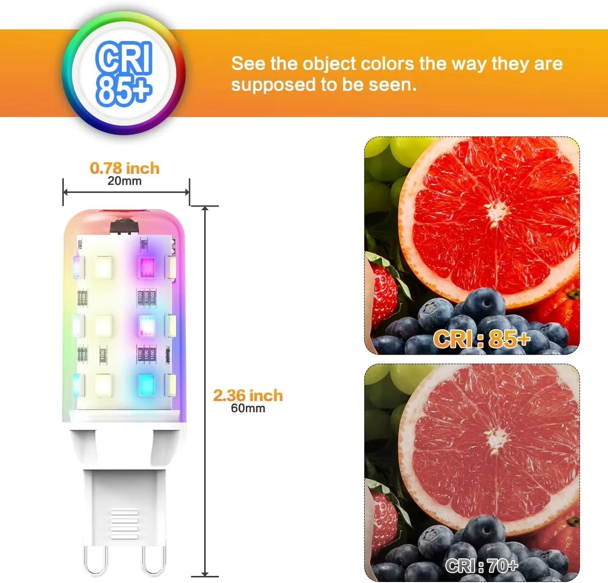 product remoto control rgb g9 led lamp 2w equivalent to 25w halogen bulb flickering free rgb g9 led light bulb-38