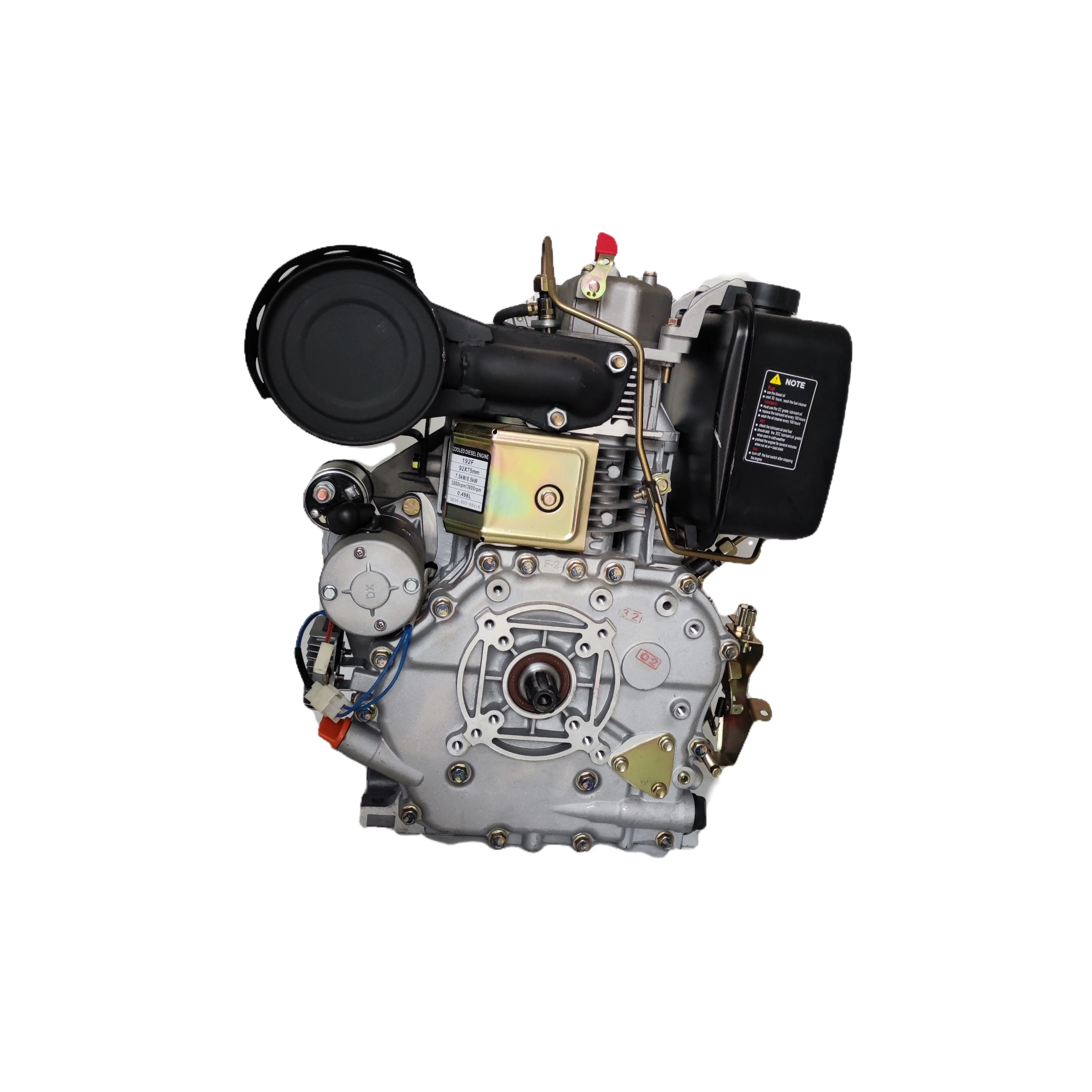 Ams 16hp 4-stroke General 192f Diesel Engine Air Cool Single Cylinder 