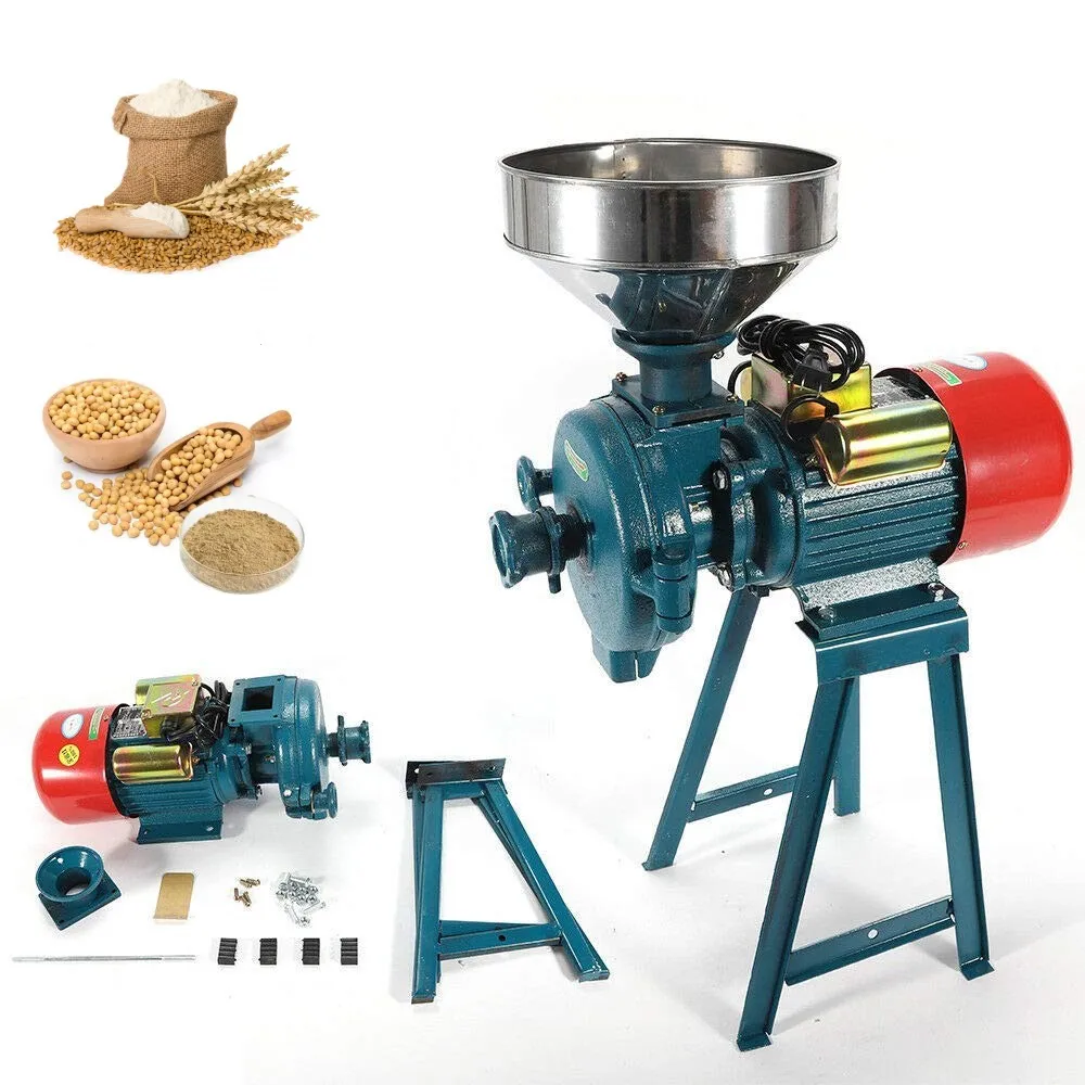 Электрическая Мельница Для Зерна - Buy Electric Coffee/rice/bean/corn/maize  Mill Grinder /grain Grinding Machine,1500w Flour Mill Machinery Grain  Grinder Ce Corn Maize Flour Milling Wheat Mill ...