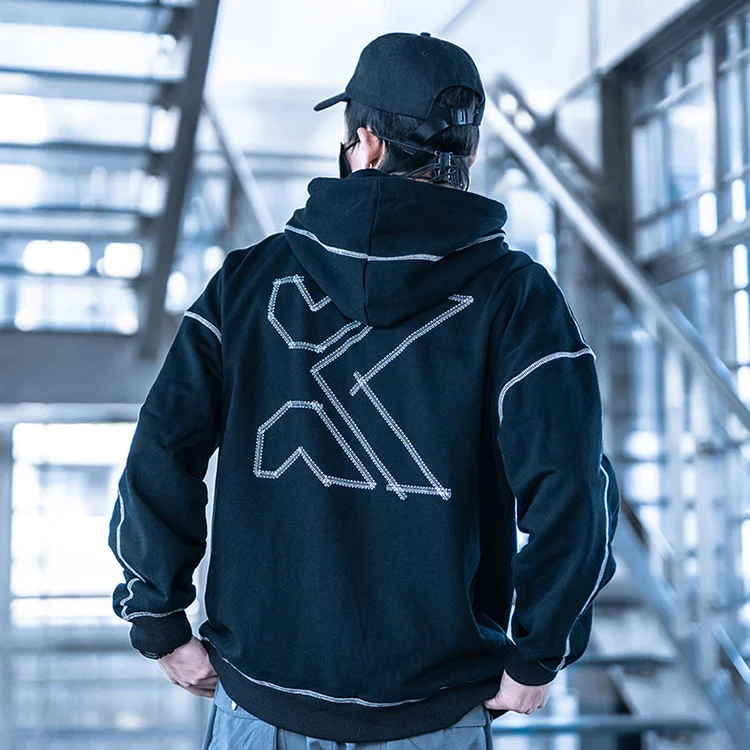 Renowned Wear 3D Motif Logo Heavyweight Pre-Shrunk Hoodie in