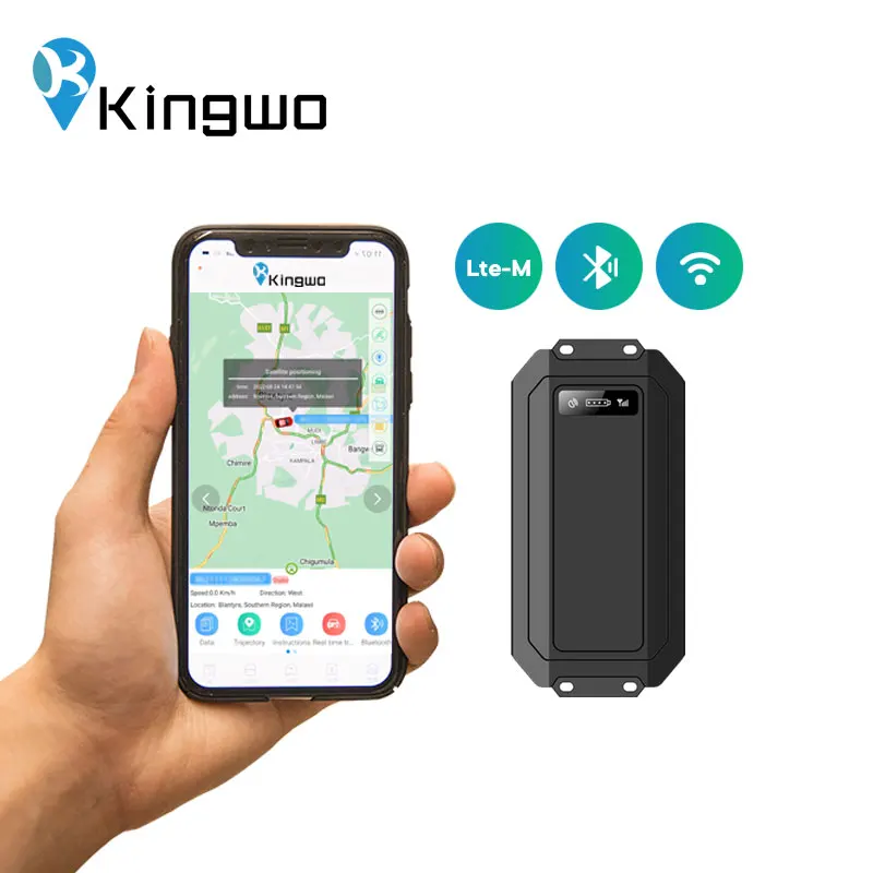 Kingwo IoT New NT09E Vehicle Asset GPS Tracker GPS Tracking Device With 12000Mah Rechargeable Battery