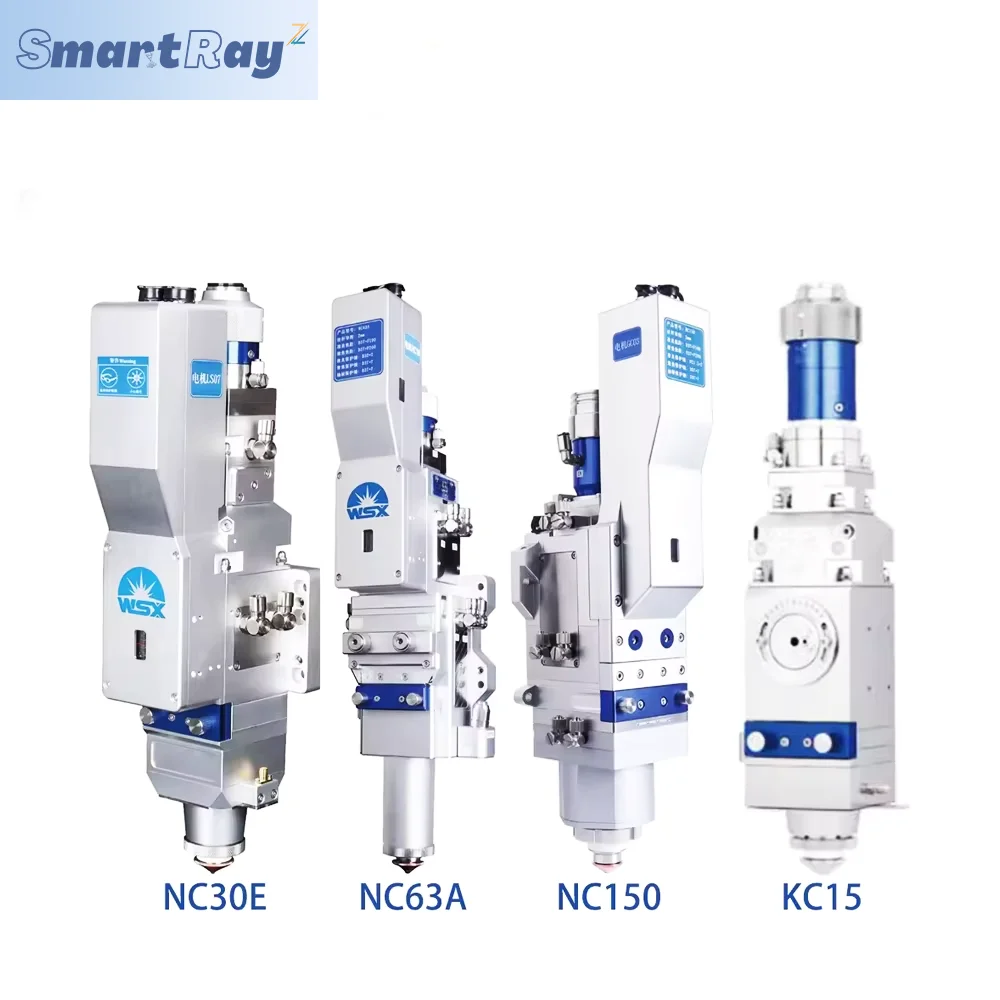 Głowica lasera światłowodowego WSX z ręcznym i automatycznym ustawianiem ostrości KC15 NC30E NC63A NC150 0-6KW głowica tnąca laserowa