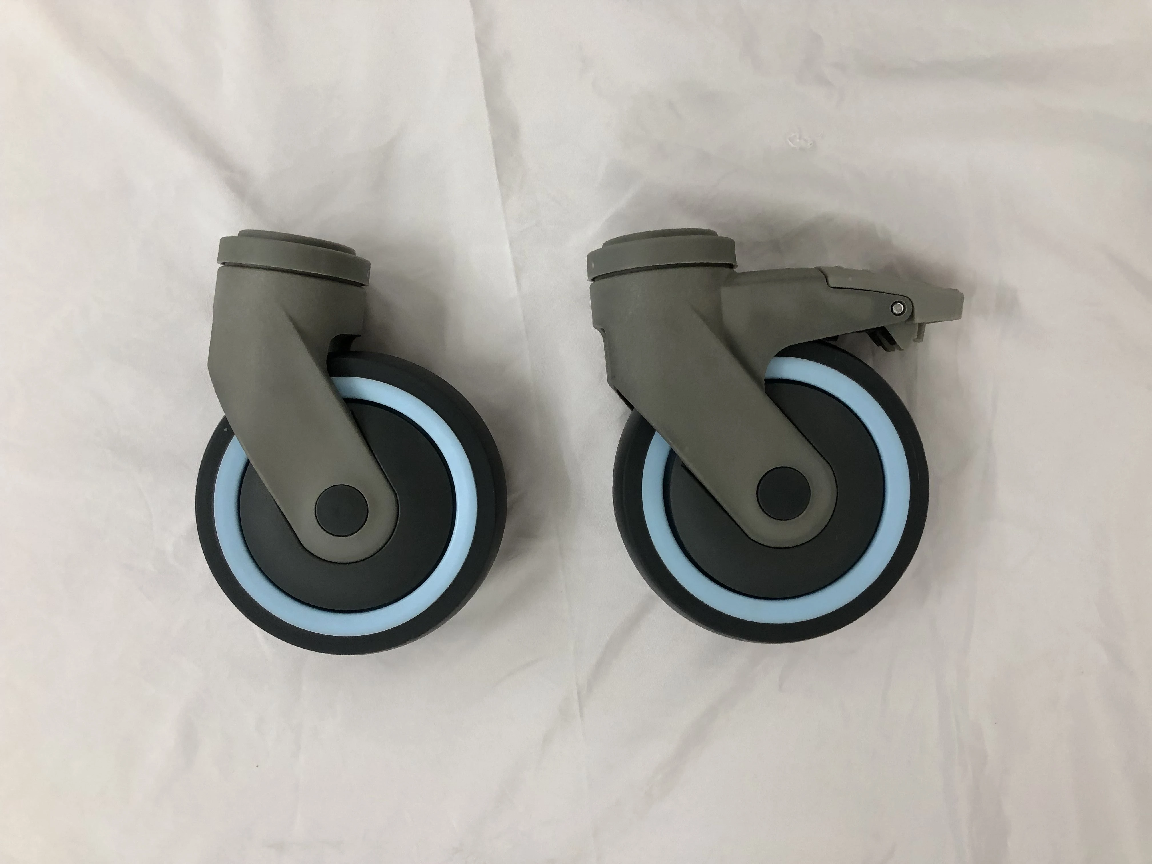 Medical Caster With Lock Tpr Caster Medical Bed Caster Wheels With