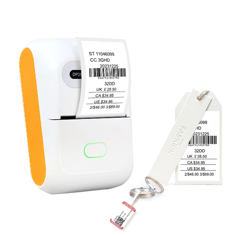 Detonger P1 DP23 DP26 Jewelry Label Printer Customize Jewelry Thermal Sticker DP27 Sticker Label Printer Tags