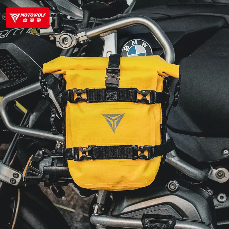 MOTOWOLF Waterproof Motorcycle Crash Bar Bag