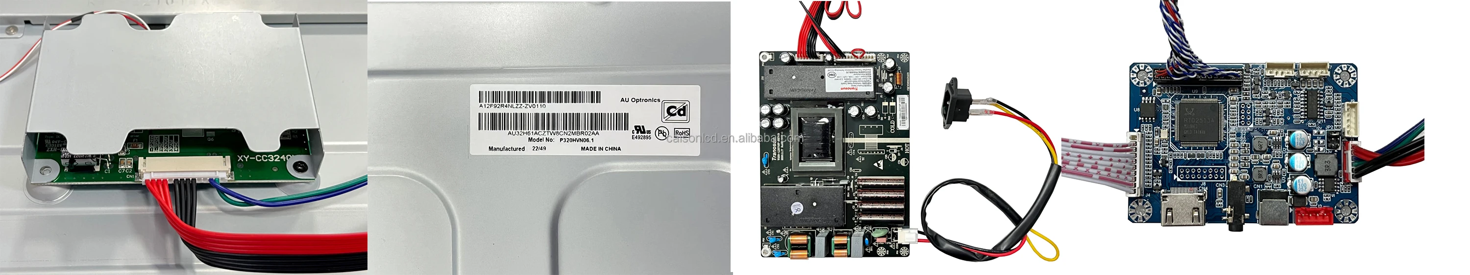 BOE 4K 55 inch TFT LCD Screen DV550QUM-N10 High Brightness 800 Nits with 3840X2160 Resolution V-by-One 8 Lane 51 Pins Connector details