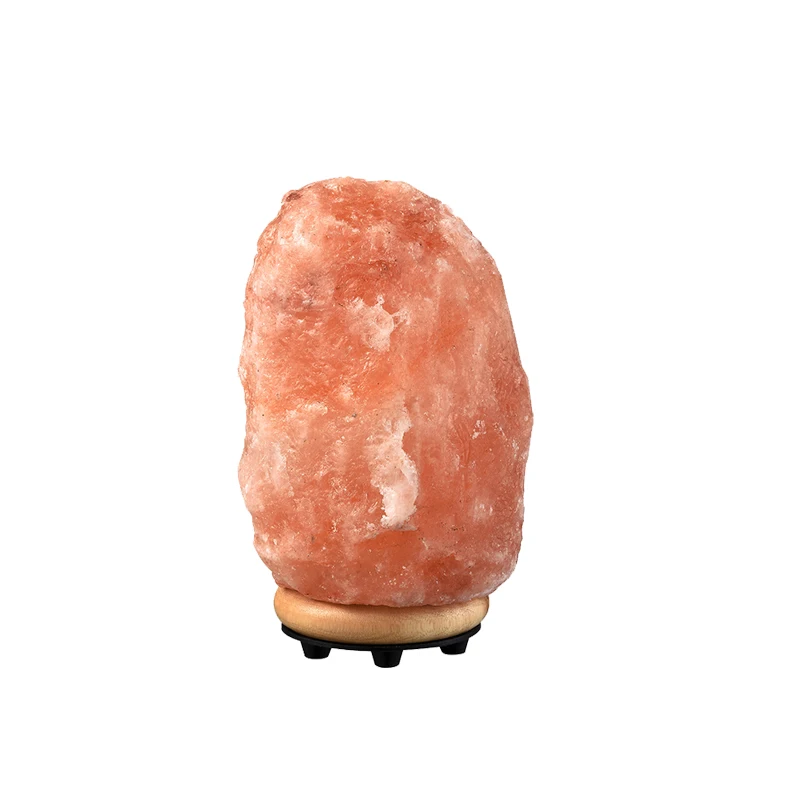 Factory Customized Healing Jade Stone Table Lamp Salt Lamp Rose Quartz Salt Lamp