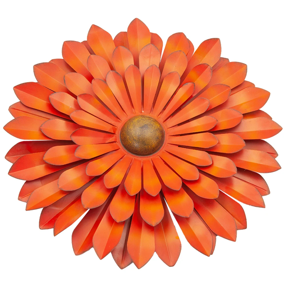 Metal Daisy Wall Metal Hanging Multiple Layer 20" Wall Flower Art Sculpture Metal Flower Wall