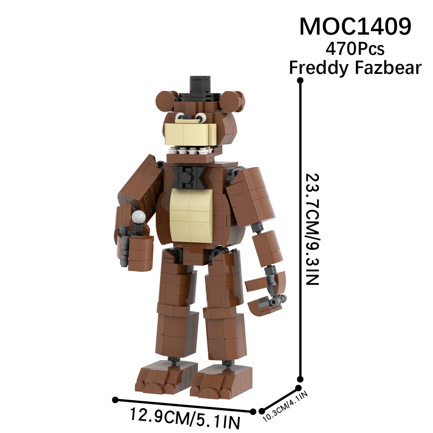 Brick 101 Phantom Freddy Lego Five Nights At Freddy's Custom