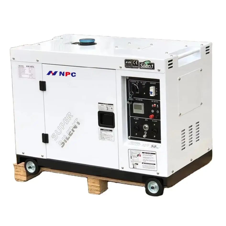 NPC 10 Kva 12 Kva 15 Kva 18kva 20kva Silencieuse Group Electrogene New Brush 3 Phase diesel Generator