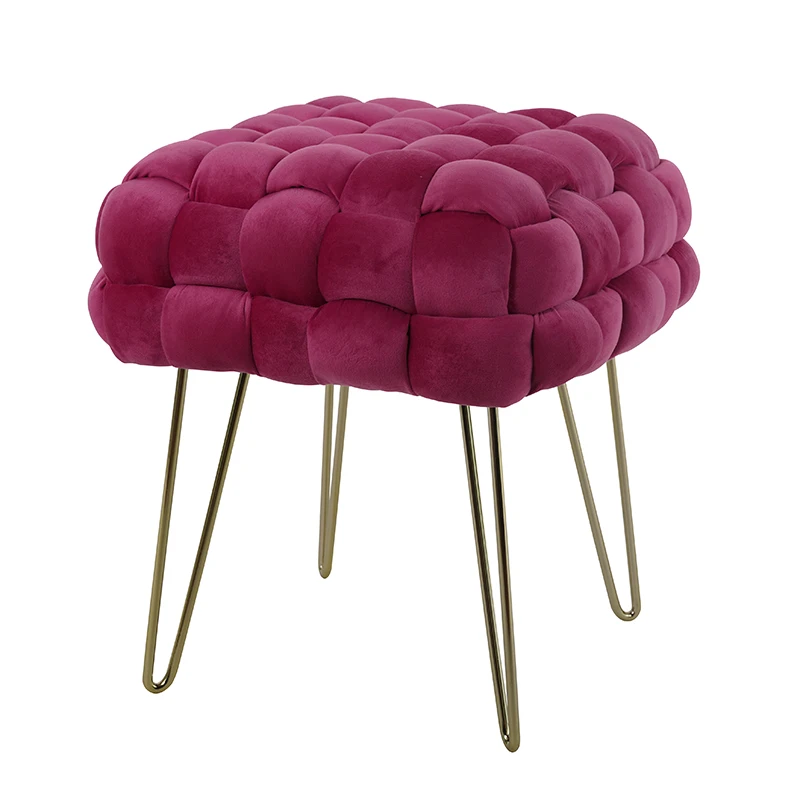 Modern Style Living Room Colorful Ottoman Stool Sets for Bedroom/Living Room