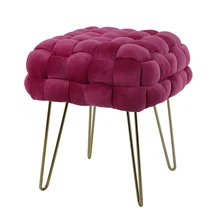 Modern Style Living Room Colorful Ottoman Stool Sets for Bedroom/Living Room