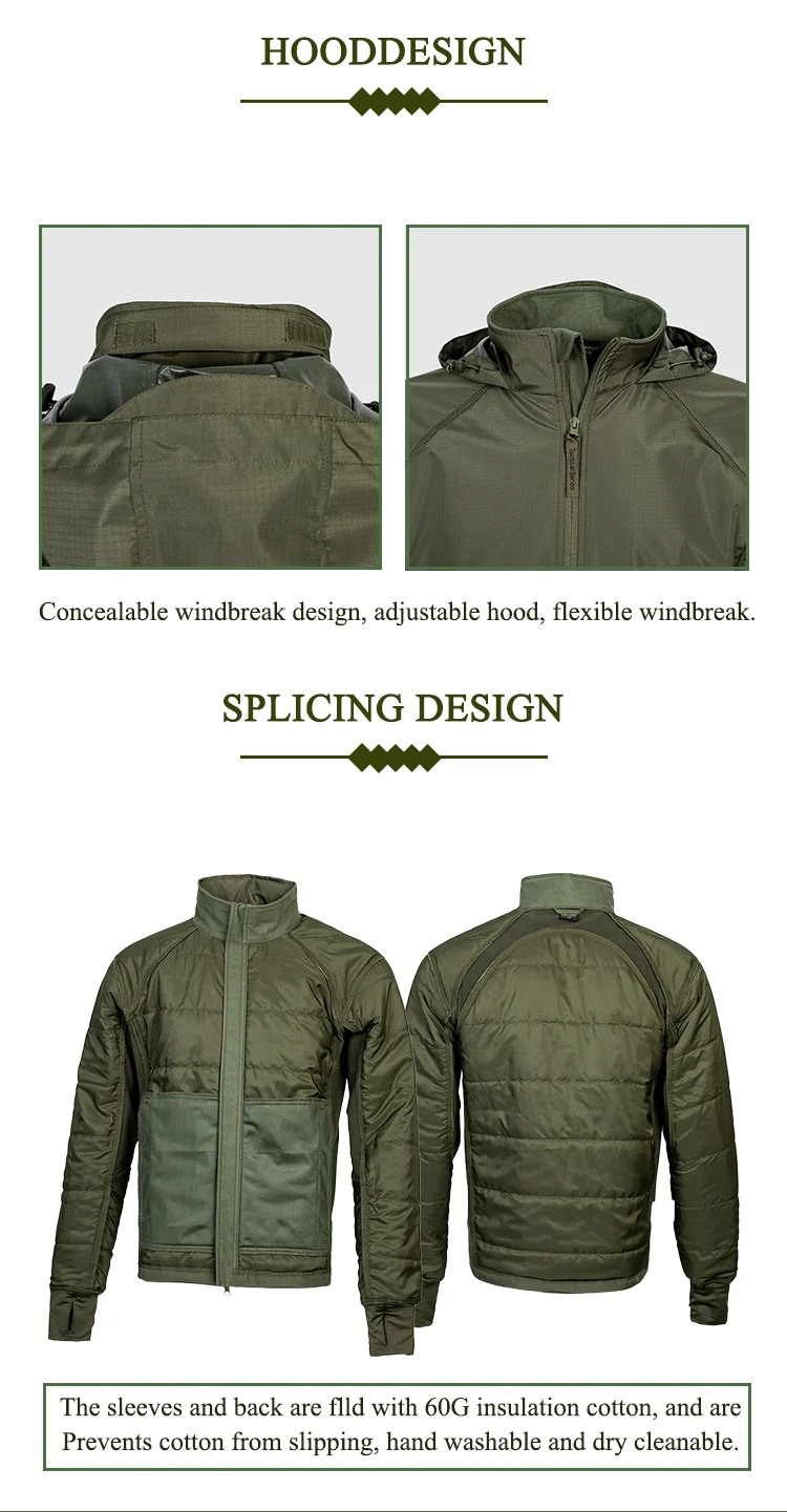 Windproof Waterproof Lightweight Tactical Jacket 