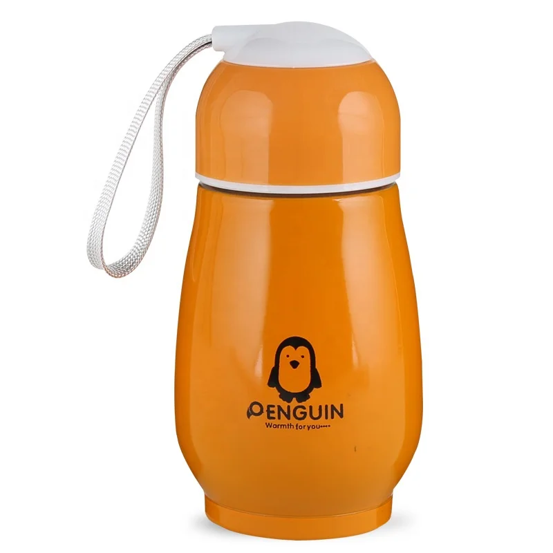 Pink Color 300ml Cartoon Penguin Stainless Steel Mini Thermos Vacuum Flask  - Buy Pink Color 300ml Cartoon Penguin Stainless Steel Mini Thermos Vacuum  Flask Product on