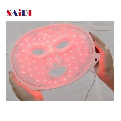 Photon Light Flexible Silicone LED Face Mask - 128pcs Dual Chip