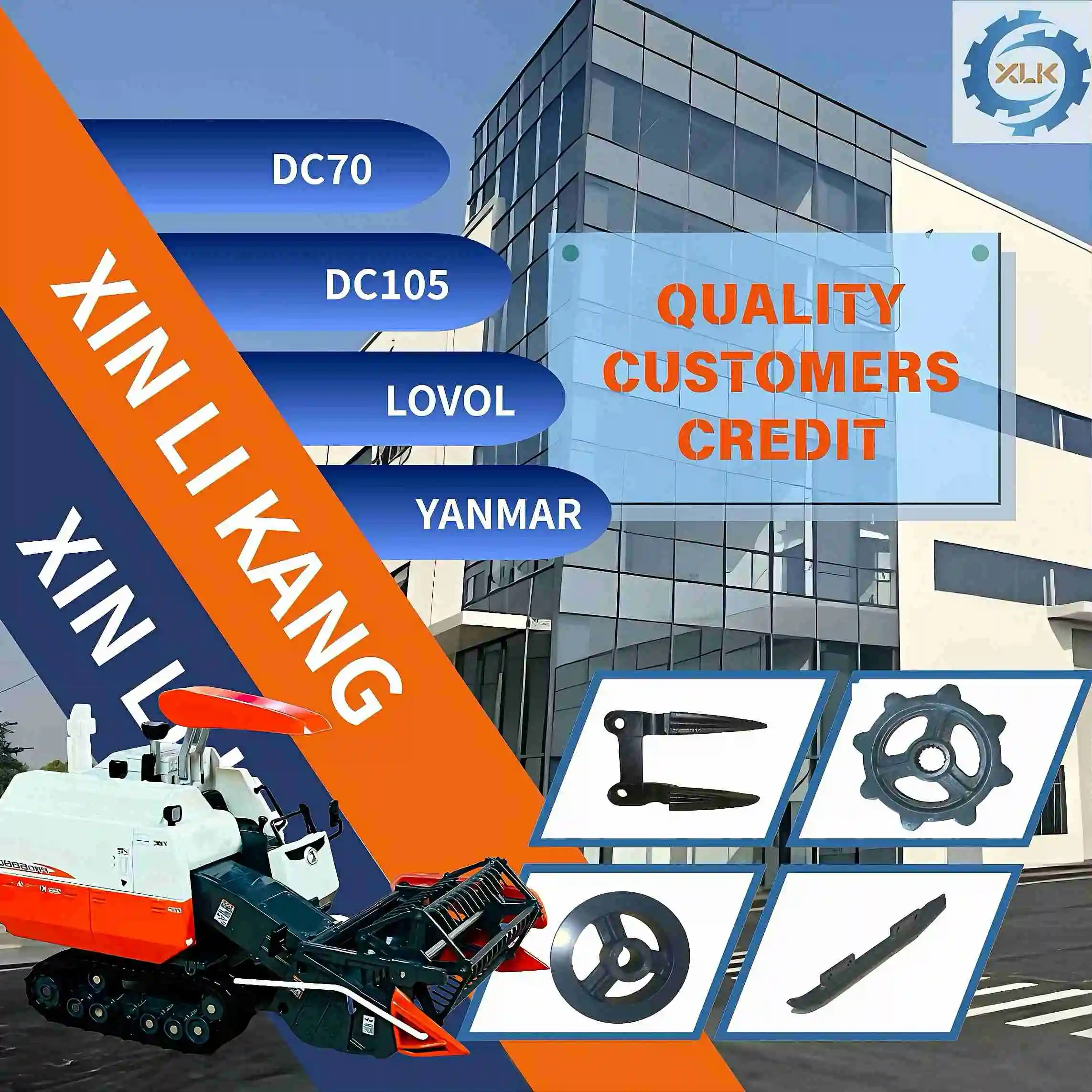 High Quality Agricultural Machinery Parts Track Roller Wheel 5T081-2311-0 for Kubota DC35