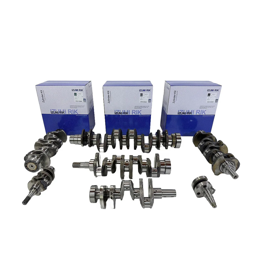 IZUMI RIK K4B, K4C, K4D, K4E, K4F เพลาข้อเหวี่ยง สำหรับ Mitsubishi อะไหล่เครื่องยนต์ดีเซล