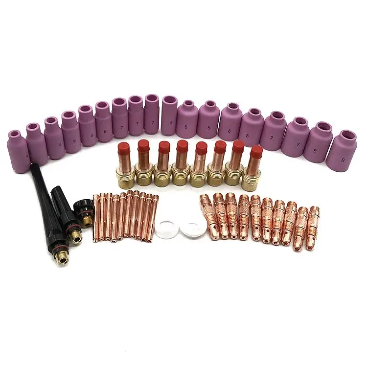 63PK tig welding torch consumable parts kits 63pcs for wp9 and wp20