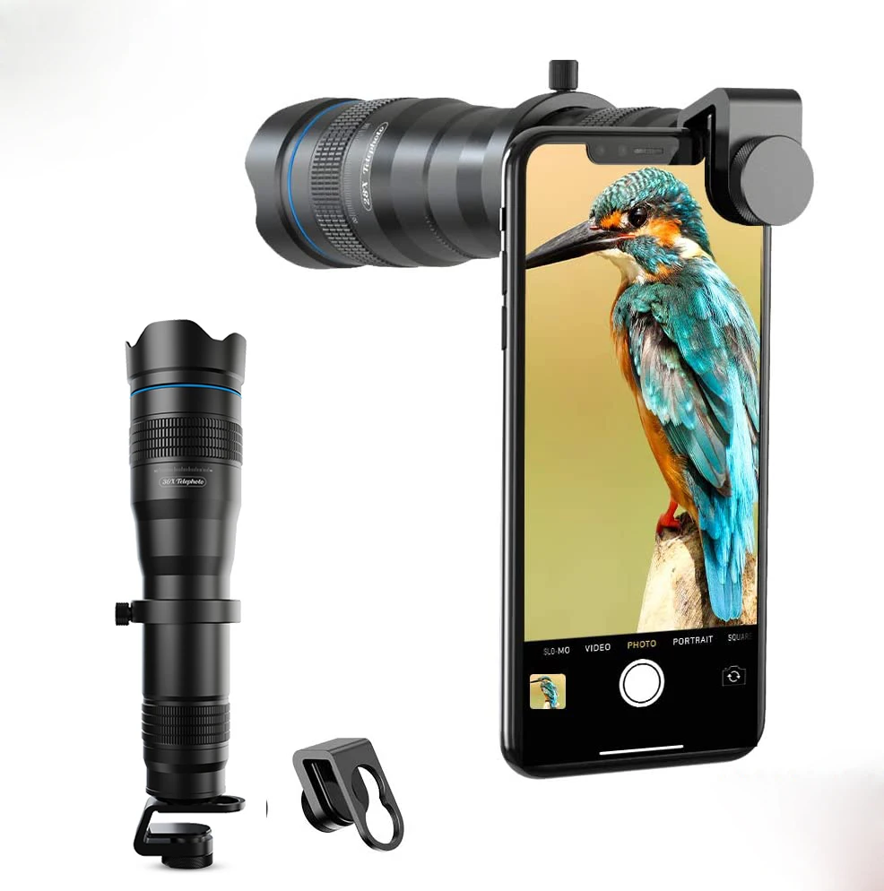 Clip Phone Lens Camera 36X HD Telescope Monocular Zoom Telephoto Lens for  Smartphone Iphone Sumsung Android| Alibaba.com