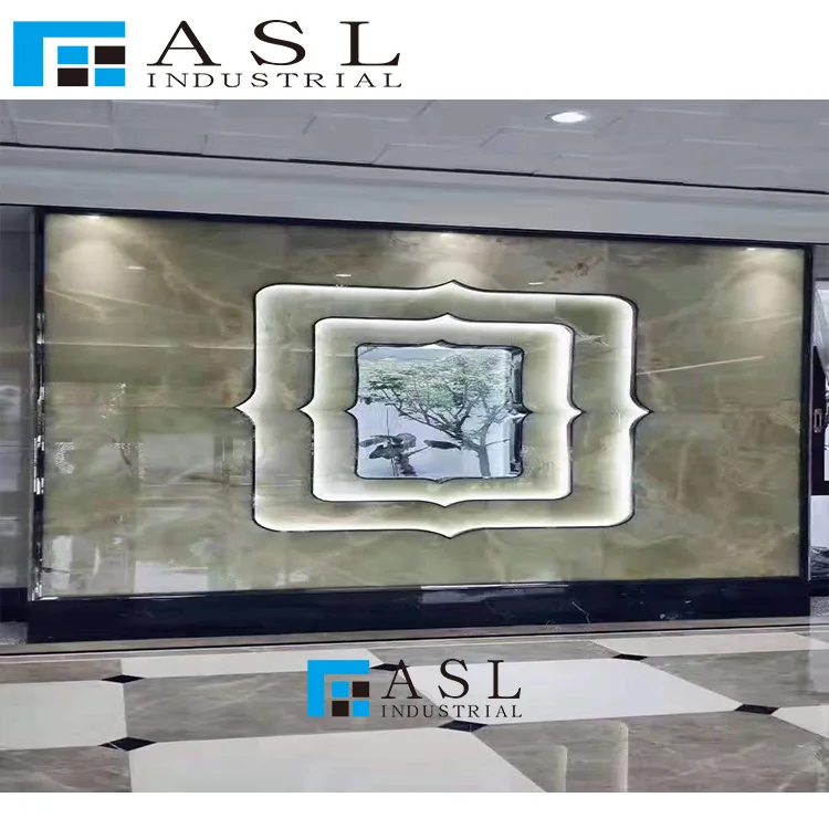 ASL onix verde natural onyx stone slabs low price green marble tiles polished translucent onyx verde onices verdes