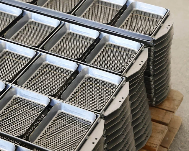 New Noodle Fryer Retainer Direct Sale SUS304 Customized Fuji Fryer Box for Instant Noodle Making Machine 6
