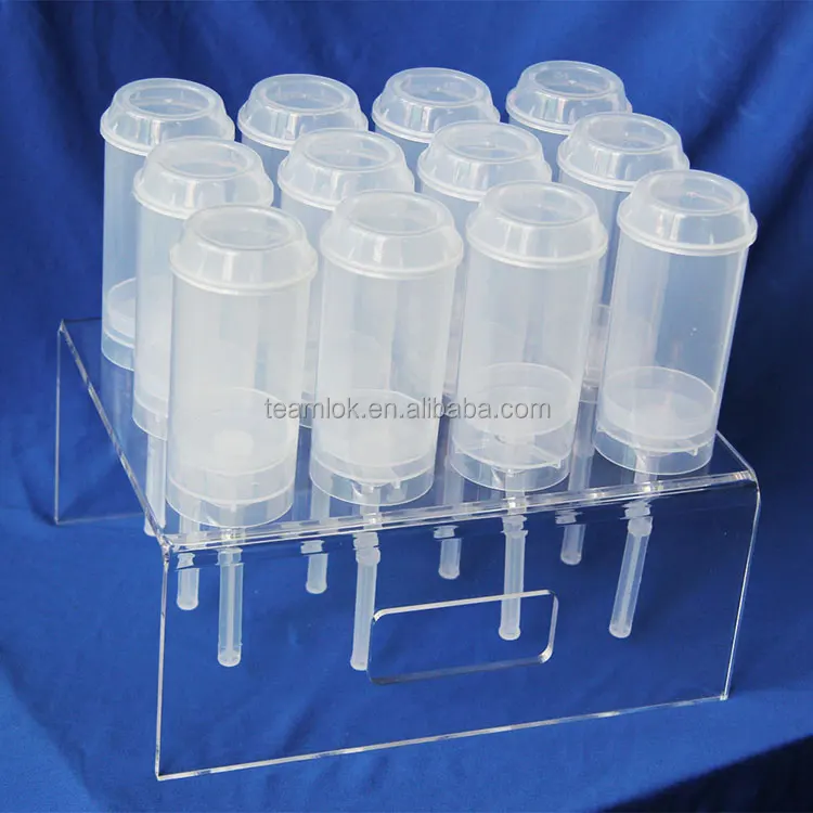 10 Stück Push-up Cake Pop Shooter – Runde, Klare Kunststoff-Formen Mit Deckel & Stick